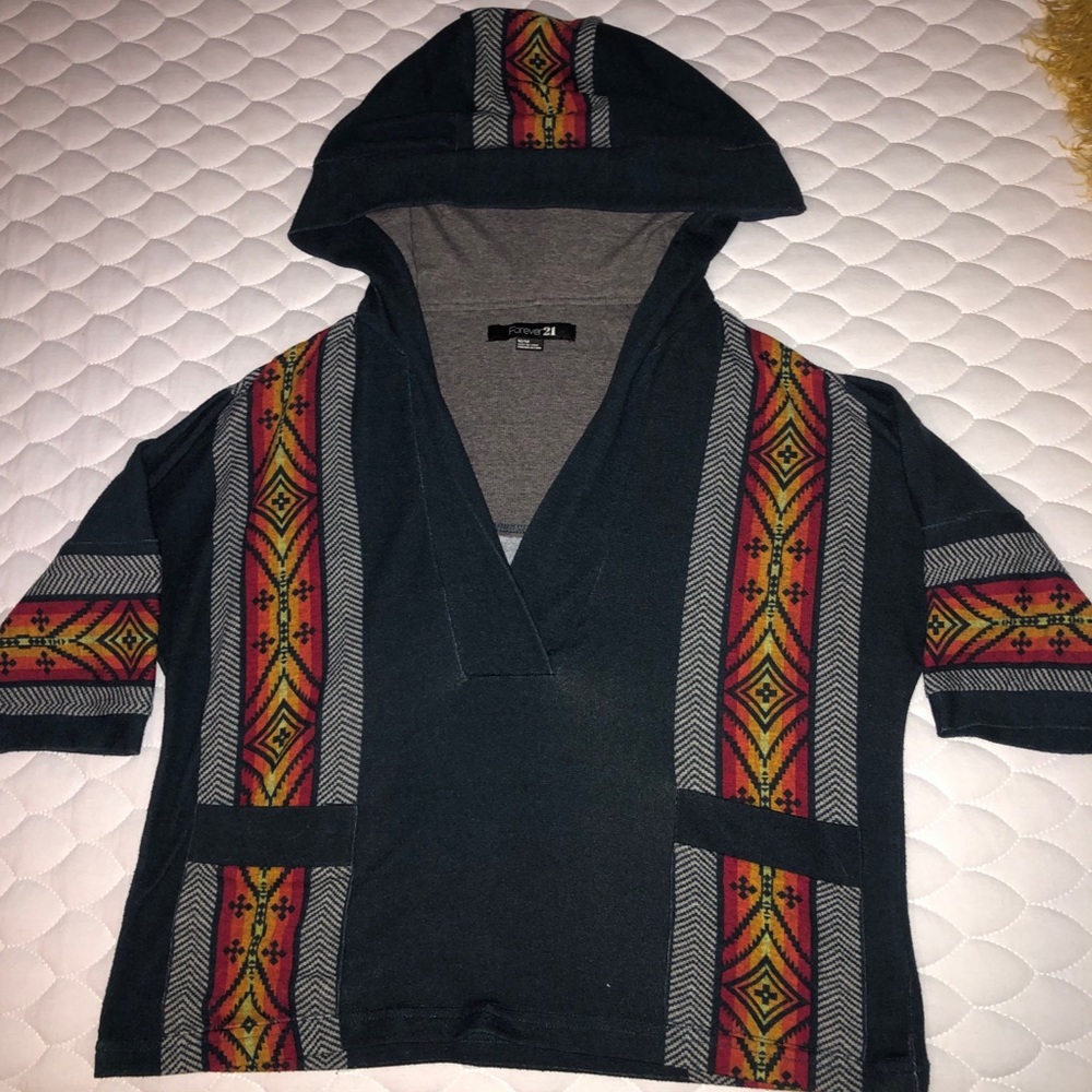 Forever 21 Boho Hoodie